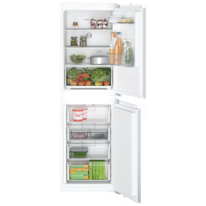 Bosch KIN85NFE0G Series 2 Integrated No Frost 50/50 Fridge Freezer with Fixed Hinge Door