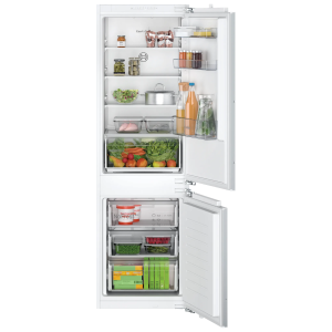 Bosch KIN86NFE0G Serie 2 Integrated Frost Free 60/40 Fridge Freezer with Fixed Hinge Door