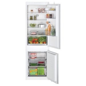 Bosch KIN86NSE0G Serie 2 Integrated Frost Free 60/40 Fridge Freezer with Sliding Hinge Door