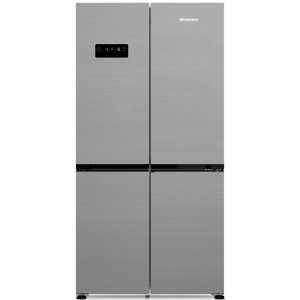 Blomberg KQD114VPX Four Door American Frost Free Fridge Freezer in Brushed Steel