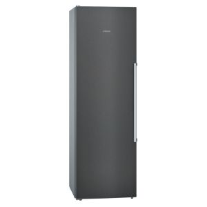 Siemens KS36VAXEP iQ500 Freestanding Tall Larder Fridge in Black Stainless Steel