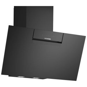 Siemens LC87KFN60B iQ300 80cm Angled Black Glass Cooker Hood