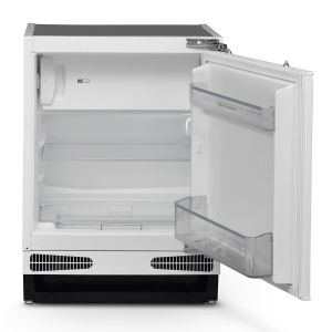 Montpellier MBUR115E Built Under Fridge with Ice Box and Fixed Hinge Door