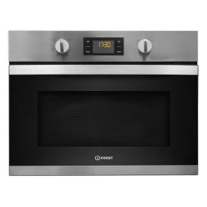 Indesit MWI3443IX Built In Microwave with Grill in Stainless Steel