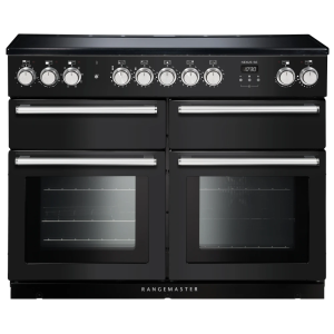 Rangemaster NEXSE110EICB/C Nexus SE Induction Range Cooker in Charcoal Black and Chrome