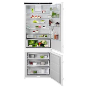 AEG NSC7G752ES 7000 Integrated Extra Large 70/30 No Frost Fridge Freezer with Sliding Hinge Door