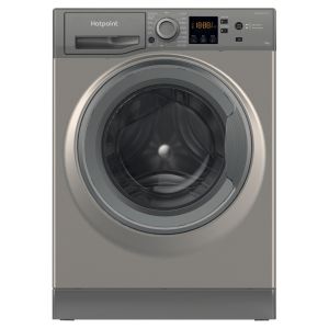 Hotpoint NSWM1046GGUK Freestanding 10kg 1400rpm Anti-Stain Washing Machine in Graphite