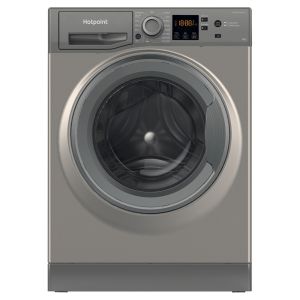 Hotpoint NSWM864CGGUKN Freestanding Steam Hygiene 8kg 1600rpm Washing Machine in Graphite