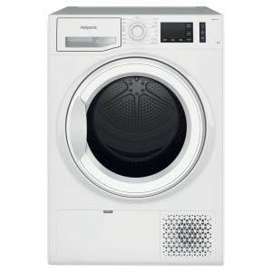 Hotpoint NTM1182UK Freestanding 8kg Crease Care Heat Pump Dryer in White