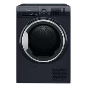 Hotpoint NTM1192BSKUK Freestanding 9kg Heat Pump Tumble Dryer in Black