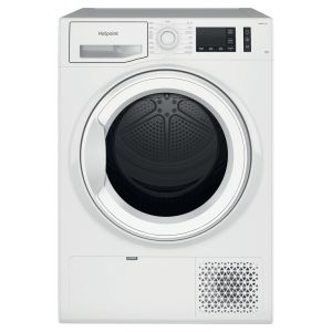 Hotpoint NTM1192UK Freestanding 9kg Crease Care Heat Pump Dryer in White