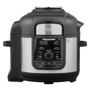 Ninja OP500UK 7.5 Litre 9-in-1 Multi Pressure Cooker and Air Fryer in Black and Stainless Steel