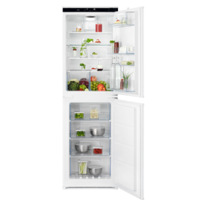 AEG OSC6T185ES 6000 Integrated No Frost 50/50 Fridge Freezer with Sliding Hinge Door