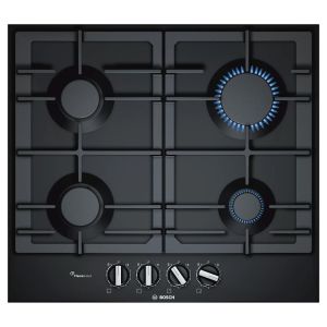 Bosch PCP6A6B90 Serie 6 60cm Gas Hob in Black Enamel