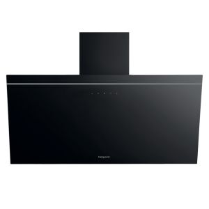 Hotpoint PHVP82FLTK 80cm Angled Wall Cooker Hood in Black