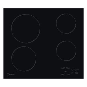 Indesit RI161C Aria 60cm Ceramic Hob Black