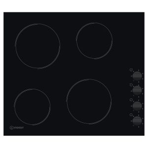 Indesit RI860C 60cm Black Ceramic Hob