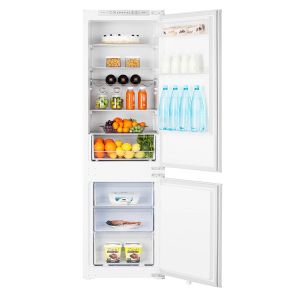 Hisense RIB312F4AWE Integrated Frost Free 70/30 Fridge Freezer with Sliding Hinged Door