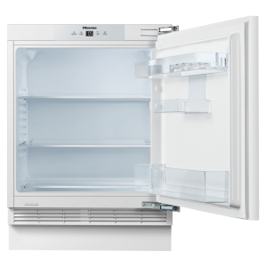 Hisense RUL178D4AWE Integrated Under Counter Larder Fridge with Fixed Hinge Door