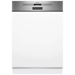 Neff S145HTS01G N50 Semi Integrated Full Size Dishwasher with Stainless Steel Panel