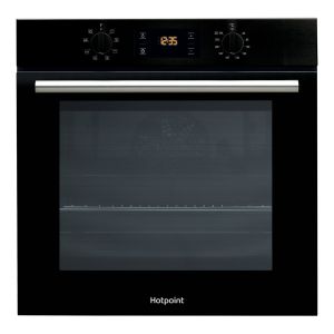 Hotpoint SA2540HBL Built In Hydro Clean Multifunction Single Oven in Black