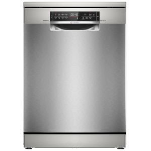 Bosch SMS6TCI01G Series 6 Freestanding Perfect Dry Full Size Dishwasher in Silver Inox