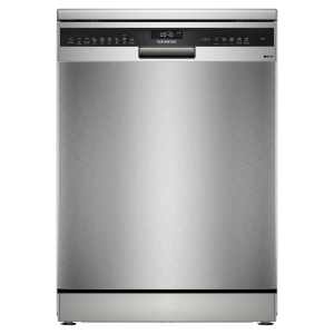 Siemens SN25ZI07CE iQ500 Freestanding VarioSpeed Plus Full Size Dishwasher in Silver Inox