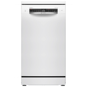 Bosch SPS4HMW49G Series 4 Freestanding Slimline Silence Plus Dishwasher in White