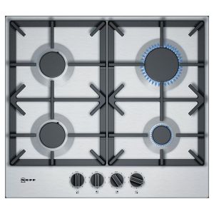 Neff T26DS49N0 N70 60cm 4 Burner Gas Hob in Stainless Steel