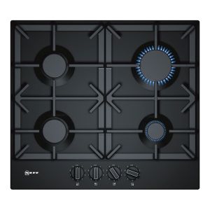 Neff T26DS49S0 N70 60cm 4 Burner Gas Hob in Black Enamel