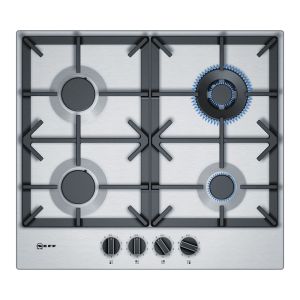 Neff T26DS59N0 N70 60cm 4 Burner Gas Hob in Stainless Steel