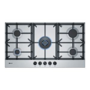 Neff T29DS69N0 N70 90cm 5 Burner Gas Hob in Stainless Steel