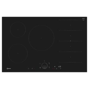 Neff T68FUV4L0 N90 Flex Induction 80cm Black Hob with Twist Pad® Control