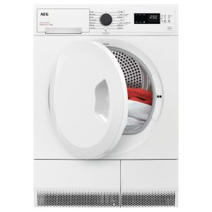 AEG TXC508B2B 5000 Series Freestanding AutoSense 8kg Condenser Tumble Dryer in White