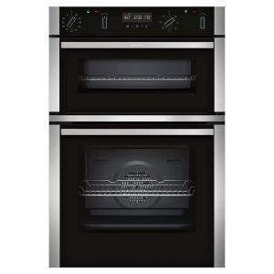 Neff U2ACM7HH0B N50 Built In Pyrolytic Double Oven in Stainless Steel