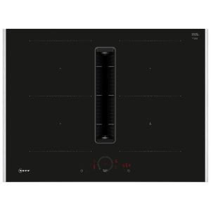 Neff V57THQ4L0 N70 70cm Twist Touch® Combi Zone Venting Induction Hob with Stainless Steel Trim