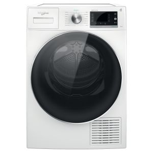 Whirlpool W6D94WRUK Freestanding 9kg Heat Pump Tumble Dryer in White