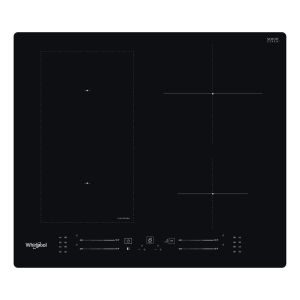 Whirlpool WLS7960NE 60cm 4 Zone Flex Induction Hob in Black