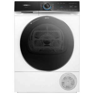 Siemens WQ46B2C9GB iQ700 Freestanding Self Cleaning 9kg Heat Pump Tumble Dryer in White