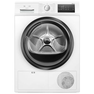 Siemens WT45N203GB iQ300 Freestanding 8kg Auto Dry Condenser Tumble Dryer in White