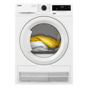 Zanussi ZDH87A2PW Freestanding 8kg AutoAdjust Heat Pump Tumble Dryer in White