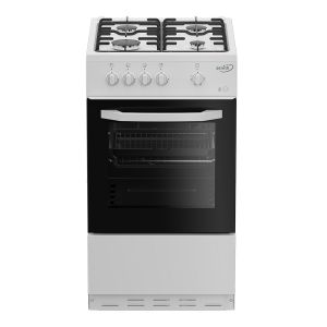 ZENITH ZE501W 50cm Single Cavity Gas Cooker White