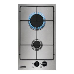 Zanussi ZGNN322X Domino Gas Hob 30cm Stainless Steel