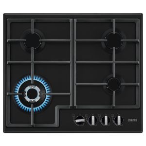 Zanussi ZGNN645K Series 40 EasyCook 60cm Slimline Black Gas Hob