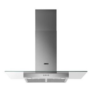 Zanussi ZHC92653XA Chimney Cooker Hood 90cm Stainless Steel and Glass