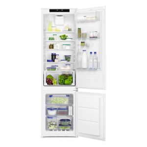 Zanussi ZNTN19ES1 Integrated Frost Free 70/30 Fridge Freezer with Sliding Hinge Door