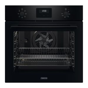 Zanussi ZOHNX3K1 Series 20 FanCook Built in Single Oven in Black