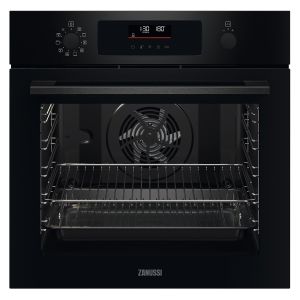 Zanussi ZOPNX6KN Series 60 Built In Pyrolytic Single Oven in Black