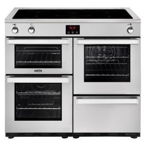 Belling BEL COOKCENTRE 100Ei PROF Professional Cookcentre 100cm Induction Range Cooker in Stainless Steel