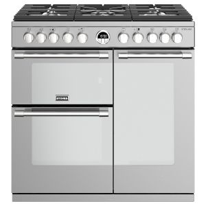 Stoves ST STER S900DF SS Sterling 90cm Dual Fuel Range Cooker in Stainless Steel